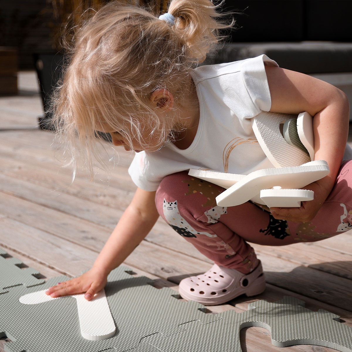 HopScotch ECO Hoppematte Grønn