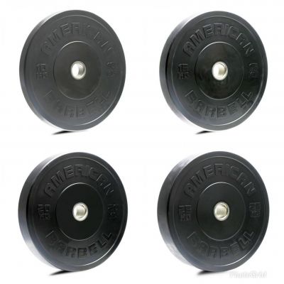 Black Sport Bumper Plate fra 5 kg til 25 kg