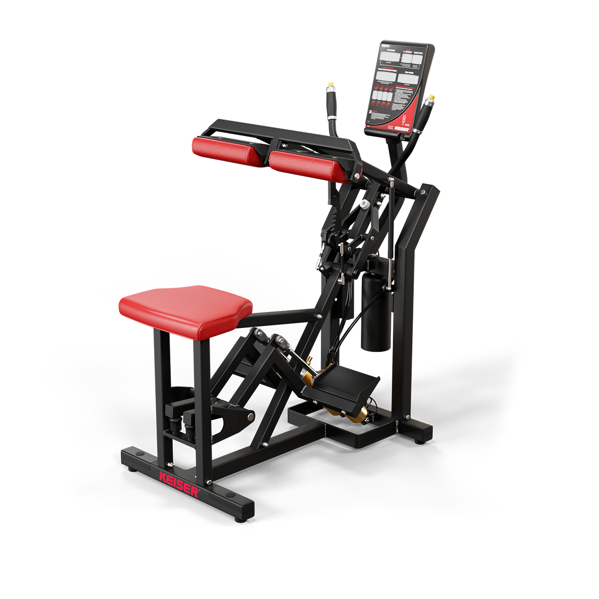 Keiser Air 300 Seated Calf BLK Pwr
