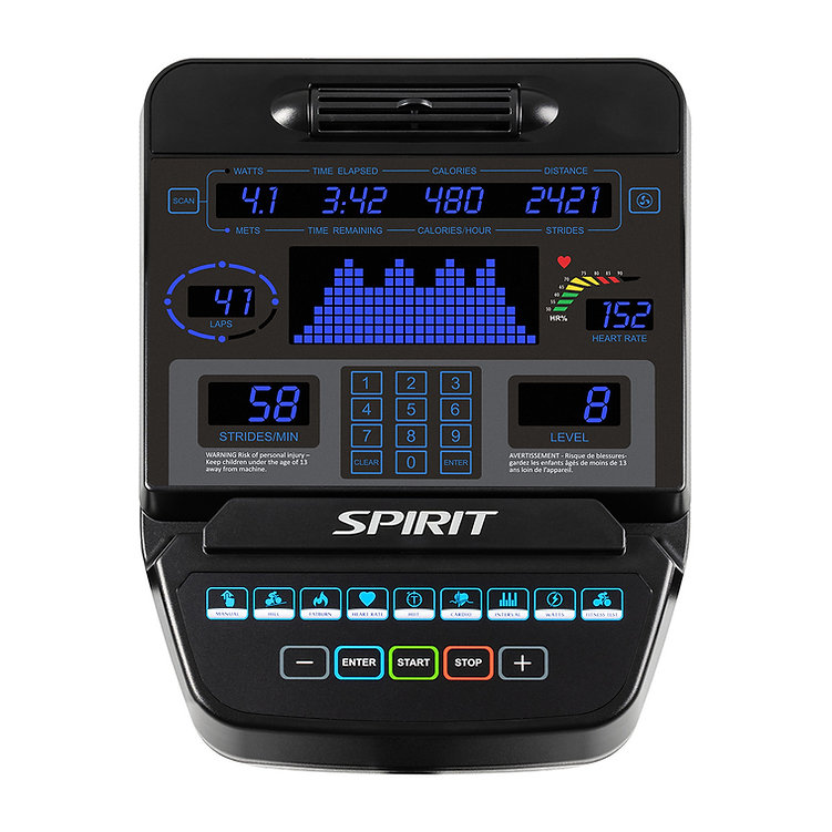 Spirit CR900 LED Sort Sittesykkel