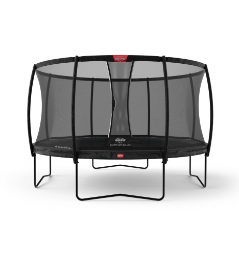 Champion 380 Grå Trampoline med Deluxe Nett