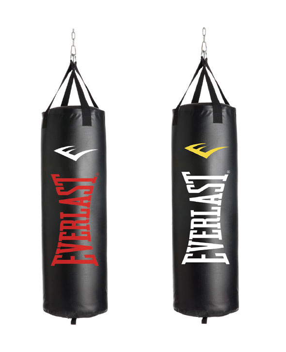 Boksesekk Everlast Nevatear Heavy Bag, 30-35 kg Sort/Rød