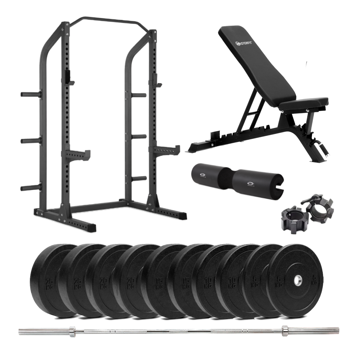 300 Half Rack Bumper Styrkepakke - 90 kg