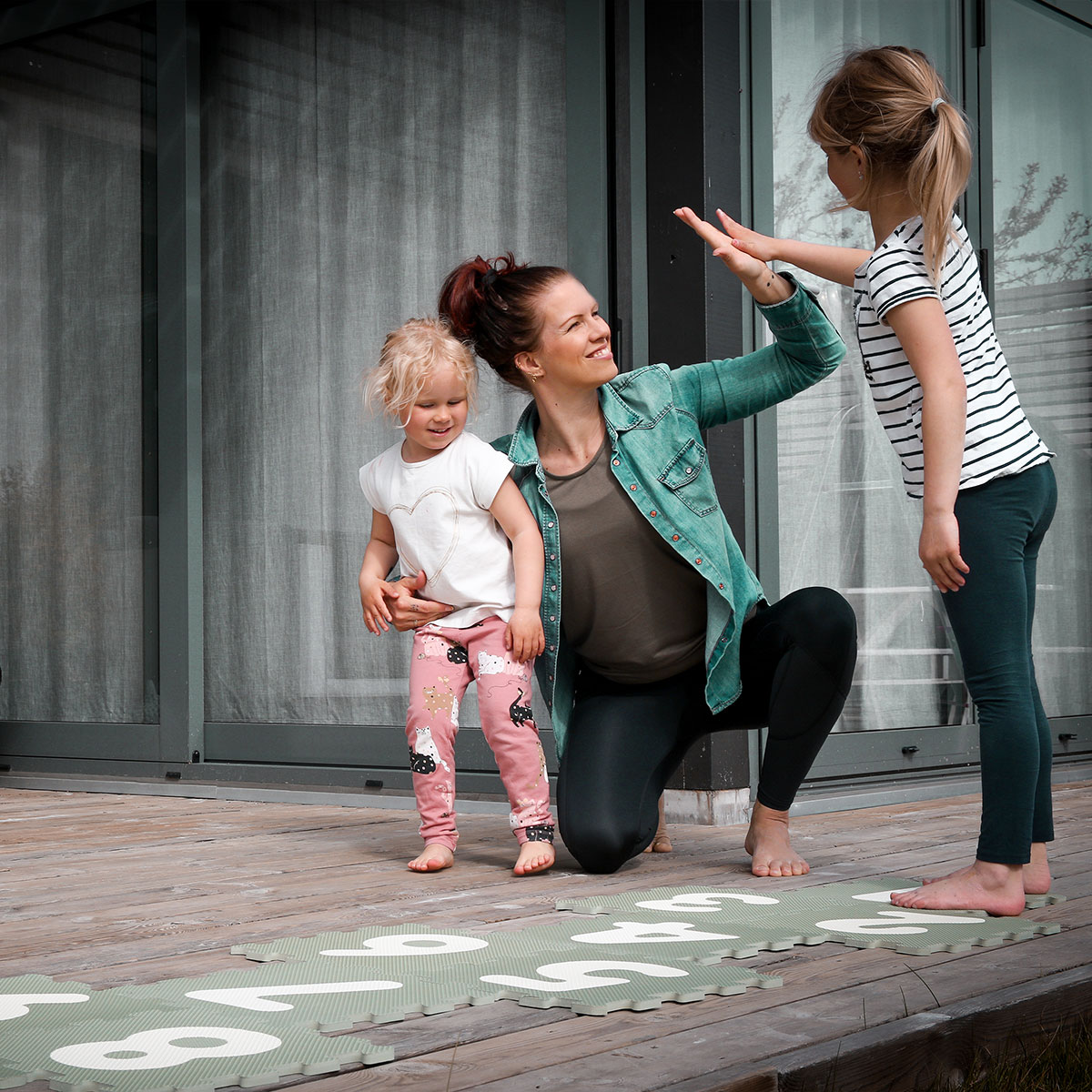 HopScotch ECO Hoppematte Grønn