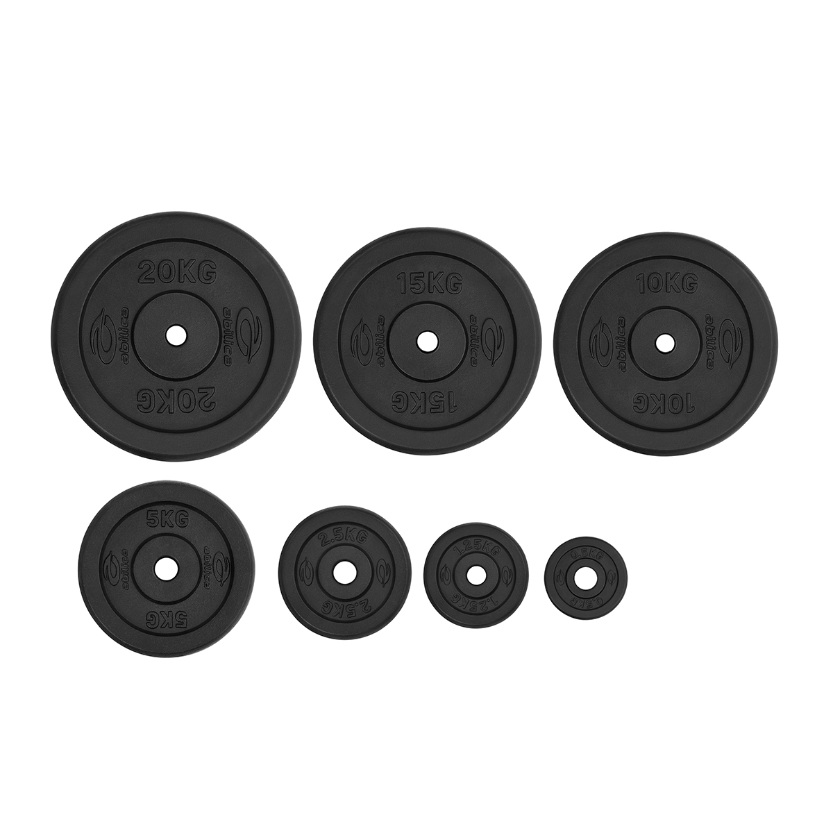 Vektskive 25 mm - fra 0,5 kg til 20 kg