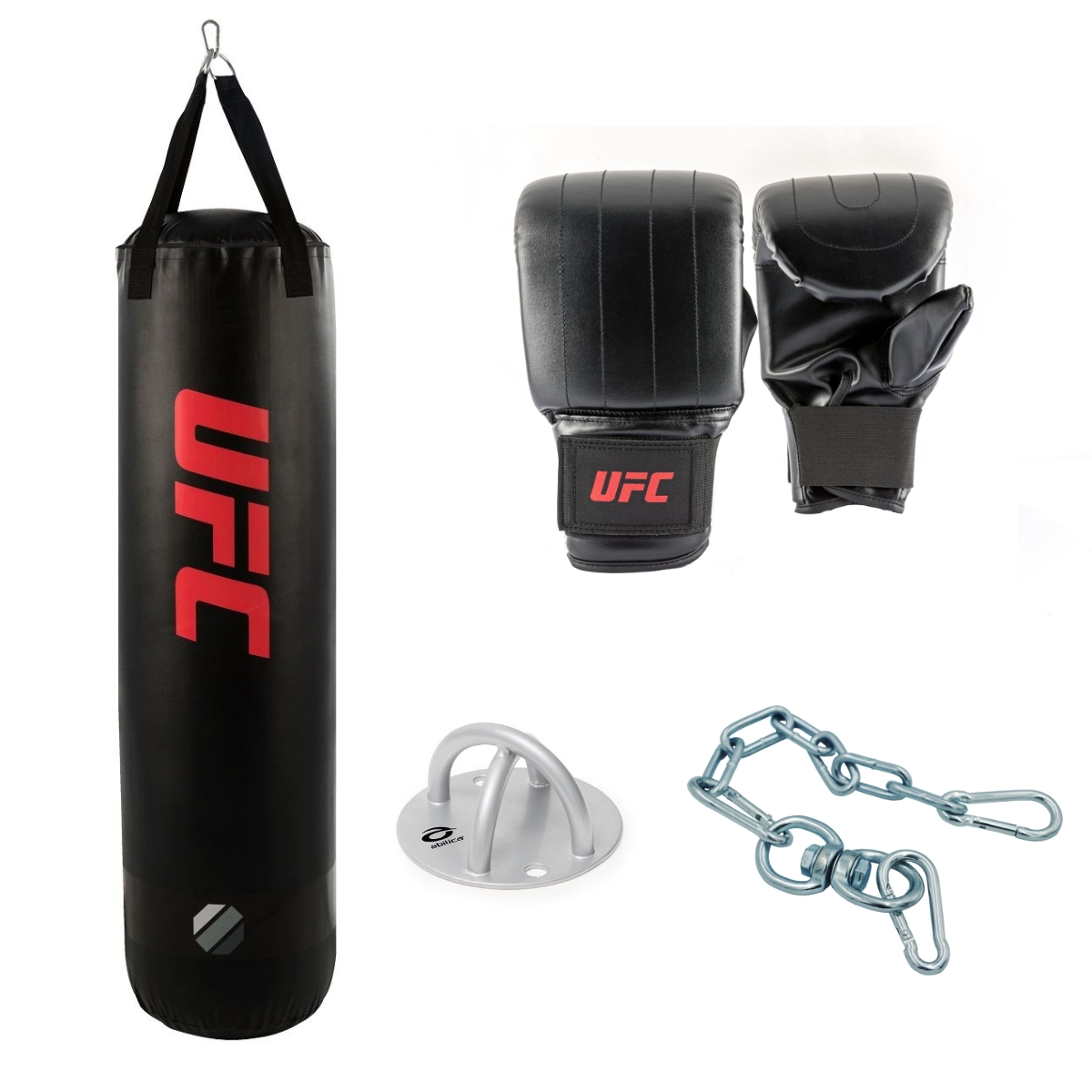 UFC boksesekk med hansker og oppheng XL