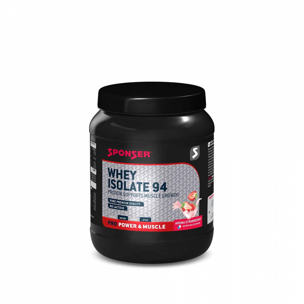 Sponser sport food - Whey Isolate 94 Strawberry Proteinpulver