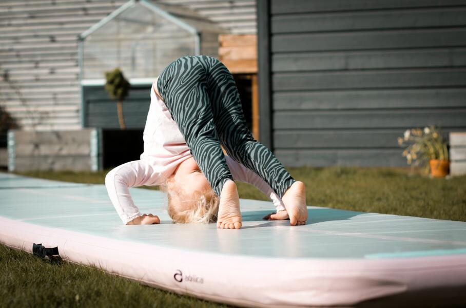 AirTrack  5x1 m Rosa/Grå