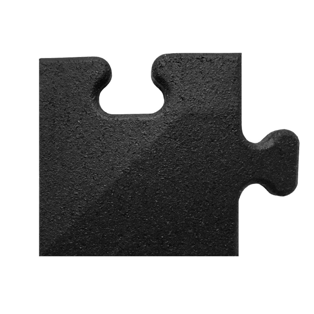 Hjørnekantlist Sort puzzle matte 15 mm