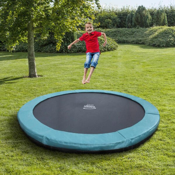 Inground 3,65 m Grønn trampoline
