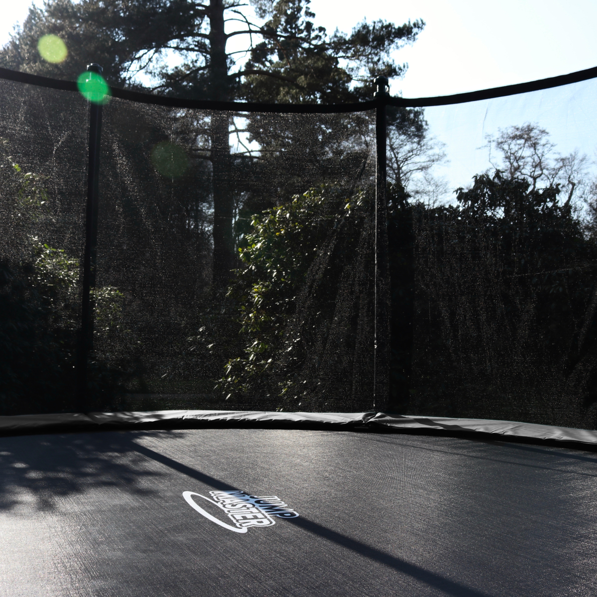 Flexi Trampoline 4.3m Grå - inkl. sikkerhetsnett og stige