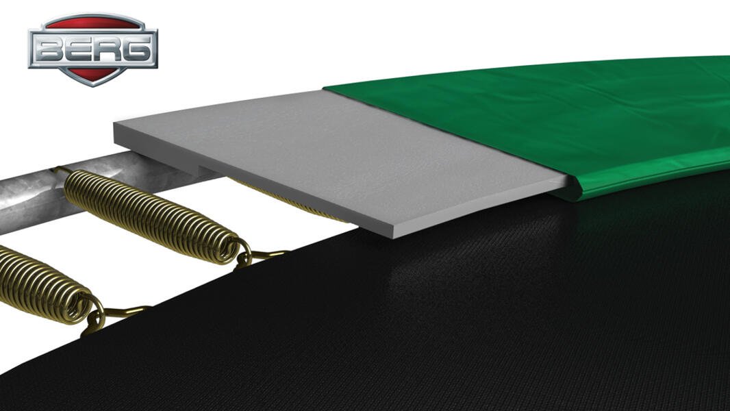 Favorit 330 Grønn Trampoline med Comfort Nett