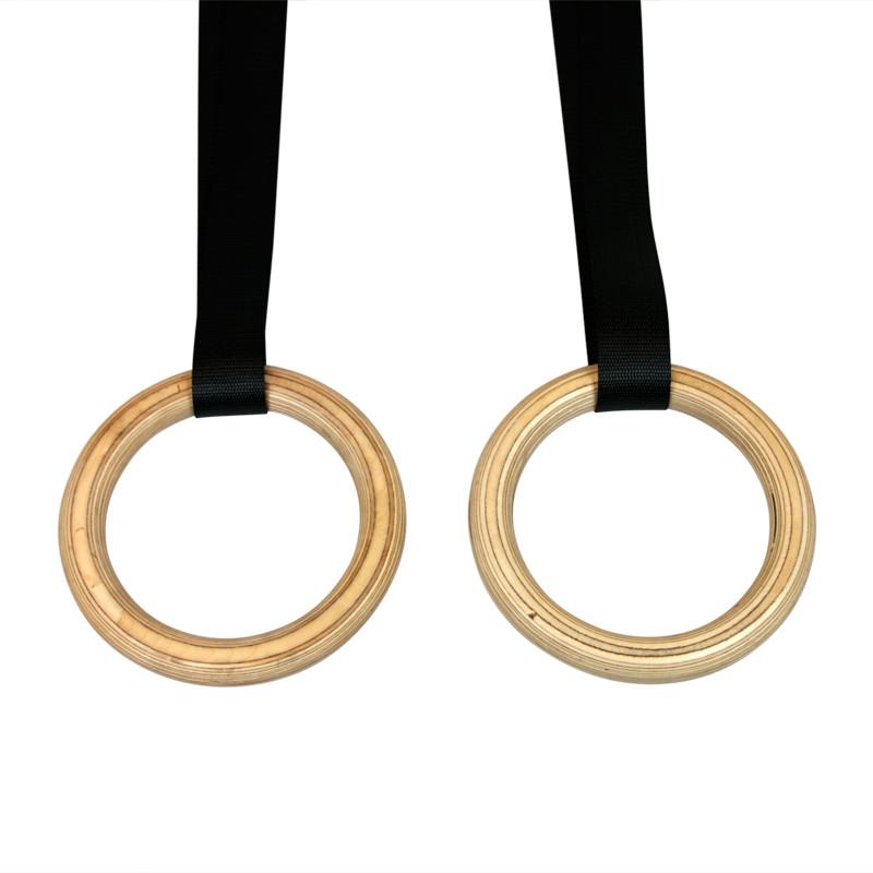 Wood Gym Rings 