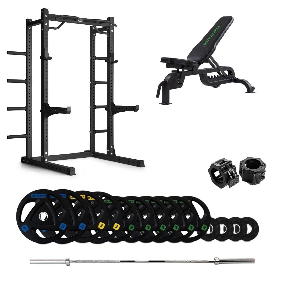 HR 500 Half Rack Olympic med benk - 155 kg
