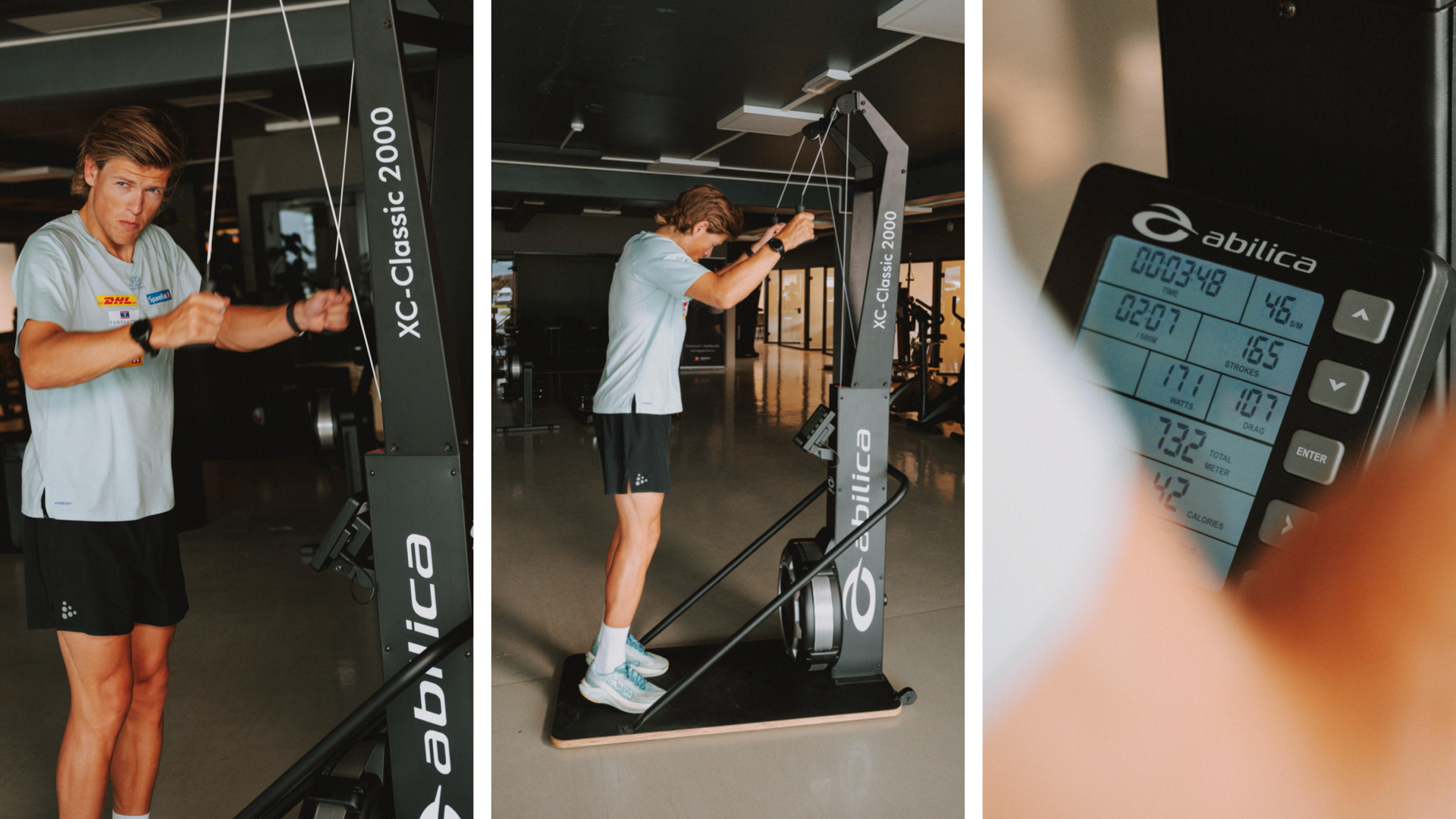 Tren på stakemaskin