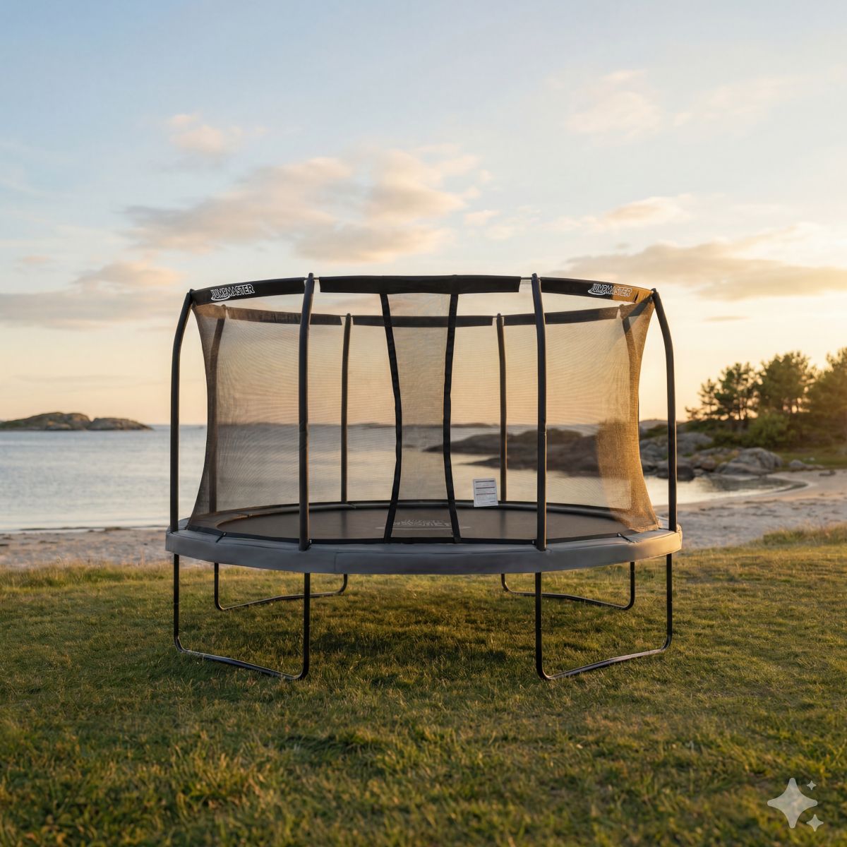 Jumpmaster Premium Trampoline 4,3 m - inkl. sikkerhetsnett ...